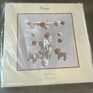 Crane baby ceiling mobile